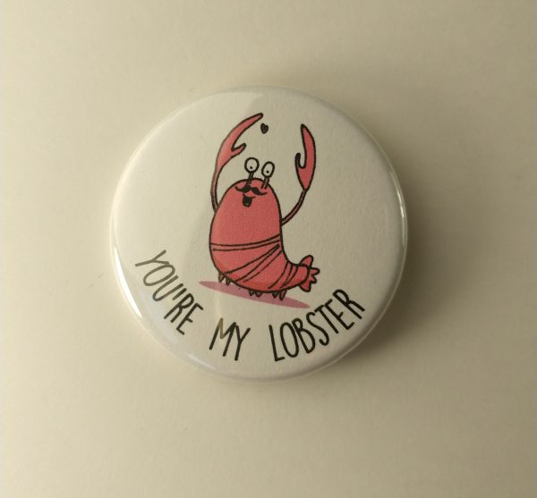 Studio René Button You're My Lobster