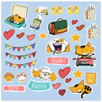 Stickerset Ginger & Kamieke’s Kalender