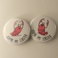 Studio René Button You're My Lobster Studio René Button You're My Lobster