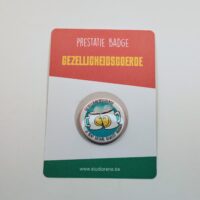 Prestatiebadge: Gezelligheidsgoeroe