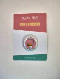 Prestatiebadge: Puik Papierwerk