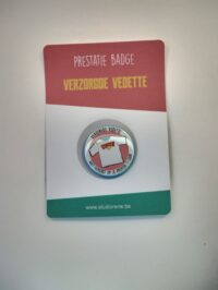 Prestatiebadge: Verzorgde Vedette