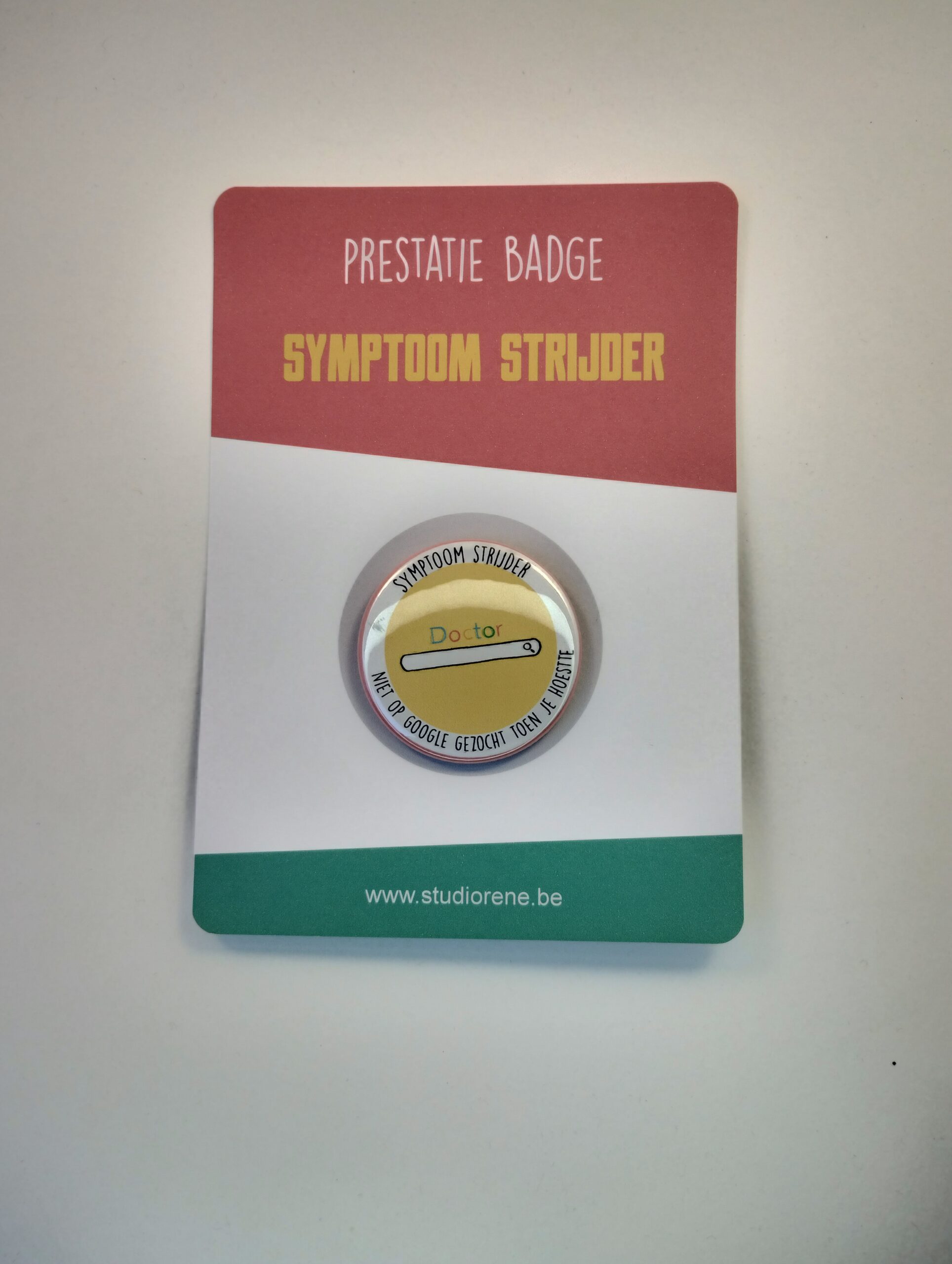 Prestatie Badge - Symptoom Strijder