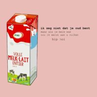 Ik zeg niet dat je oud bent