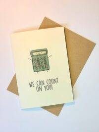 We can count on You