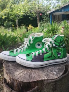 custom converse all star dragon ball
